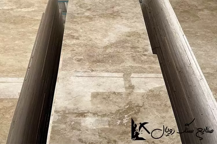 فروش با قیمت استتثنایی سنگ تراورتن شکلاتی