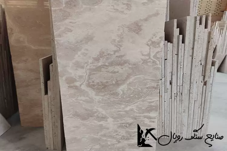 قیمت سنگ تراورتن نما رومی در روشن ترین رنگ